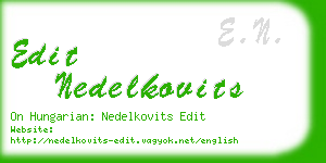 edit nedelkovits business card